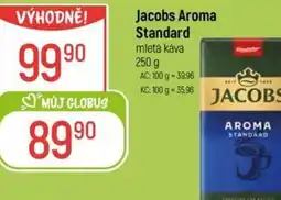 Globus Jacobs Aroma Standard mletá káva nabídka