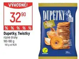 Globus Dupetky, Twistky nabídka