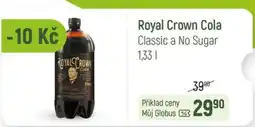 Globus Royal Crown Cola nabídka