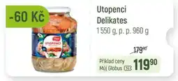 Globus Utopenci Delikates nabídka