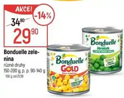 Globus Bonduelle zelenina nabídka