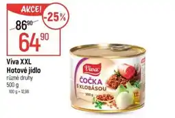 Globus Viva XXL Hotové jídlo nabídka