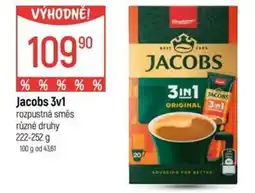 Globus Jacobs 3v1 rozpustná směs nabídka