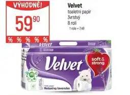 Globus Velvet toaletní papír nabídka