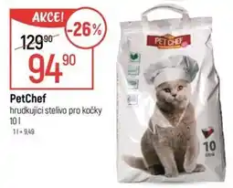 Globus PetChef hrudkující stelivo pro kočky nabídka