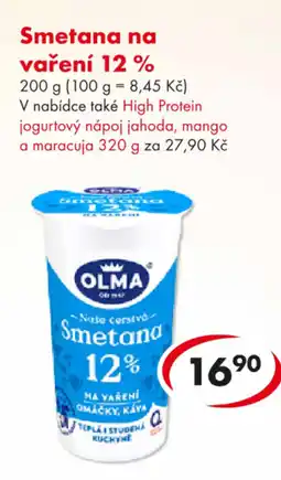 CBA OLMA Smetana na vaření 12% nabídka
