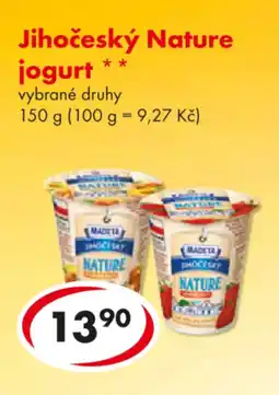 CBA Jihočeský Nature jogurt nabídka