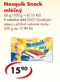 CBA Nesquik Snack mléčný nabídka