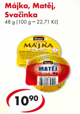 CBA Hame Májka, Matěj, Svačinka nabídka