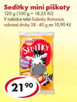CBA Seditky mini piškoty nabídka