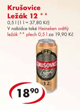 CBA Krušovice Ležák 12 nabídka