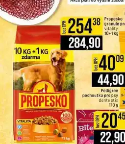 Jip Propesko granule pro psy 10+1 kg nabídka