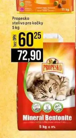 Jip Propesko stelivo pro kočky 5 kg nabídka