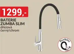 Baumax Baterie zumba slim dřezová černý/chrom nabídka