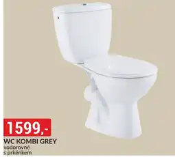 Baumax Wc kombi grey vodorovné s prkénkem nabídka