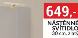 Baumax Nástěnné svítidlo, zlatý nabídka