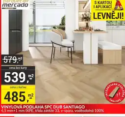 Baumax Vinylová podlaha spc dub santiago nabídka