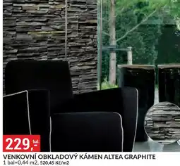 Baumax Venkovní obkladový kámen altea graphite nabídka
