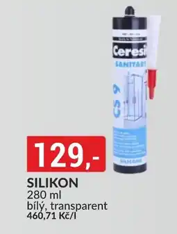 Baumax Ceresit Silikon bílý, transparent nabídka