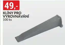 Baumax Klíny pro vyrovnávání nabídka
