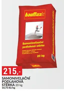 Baumax Samonivelační podlahová stěrka nabídka