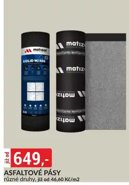 Baumax Asfaltové pásy nabídka