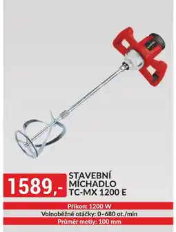 Baumax Einhell Stavební míchadlo TC-MX 1200 E nabídka