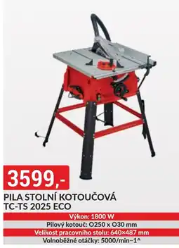 Baumax Einhell Pila stolní kotoučová TC-TS 2025 ECO nabídka