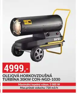 Baumax Olejová horkovzdušná turbína 30kw con-ngd-1030 nabídka