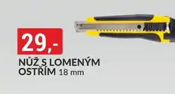 Baumax Nůž s lomeným ostřím 18 mm nabídka