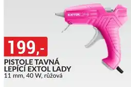 Baumax Pistole tavná lepící extol lady nabídka