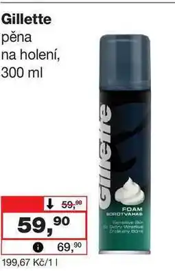 Barvy a laky drogerie Gillette pěna na holení, 300 ml nabídka