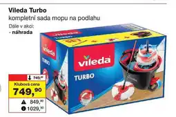 Barvy a laky drogerie Vileda Turbo kompletní sada mopu na podlahu nabídka