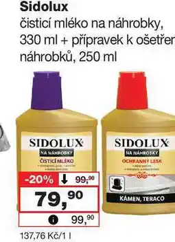 Barvy a laky drogerie Sidolux čisticí mléko na náhrobky, 330 ml nabídka