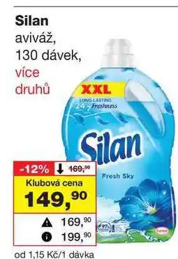 Barvy a laky drogerie Silan aviváž, 130 dávek nabídka