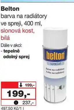 Barvy a laky drogerie Belton barva na radiátory ve spreji, 400 ml nabídka