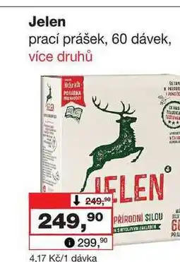 Barvy a laky drogerie Jelen prací prášek, 60 dávek nabídka