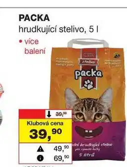 Barvy a laky drogerie PACKA hrudkující stelivo, 5l nabídka