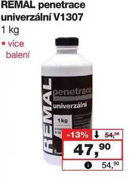 Barvy a laky drogerie REMAL penetrace univerzální V1307 1 kg nabídka