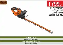 Baumax BLACK+ DECKER Elektrické nůžky na živý plot behts451-qs nabídka