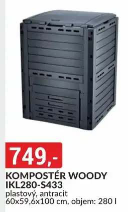 Baumax Kompostér woody ikl280-s433 nabídka