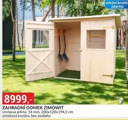 Baumax Zahradní domek zimowit nabídka