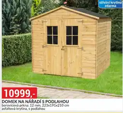 Baumax Domek na nářadí s podlahou nabídka