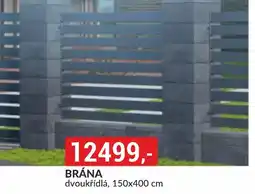Baumax Brána dvoukřídlá nabídka