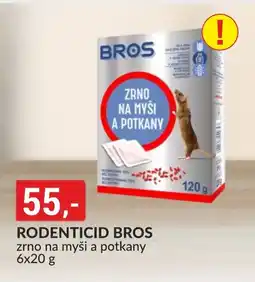 Baumax Rodenticid bros zrno na myši a potkany nabídka