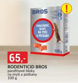 Baumax Rodenticid bros parafínové bloky na myši a potkany nabídka