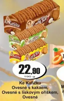 Adam Ke Kafíčku Ovesné s kakaem, Ovesné s lískovým oříškem, Ovesné nabídka