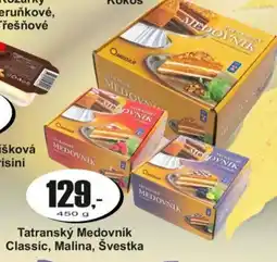 Adam Tatranský Medovník Classic, Malina, Švestka nabídka