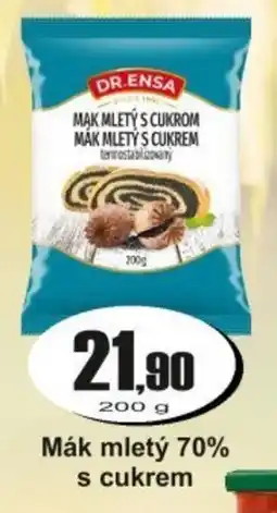 Adam Mák mletý 70% s cukrem nabídka