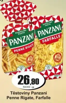 Adam Těstoviny Panzani Penne Rigate, Farfalle nabídka